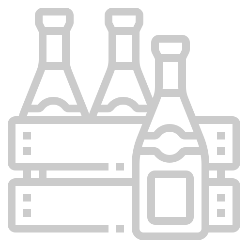 Immagine scatola con bottiglie di vino
