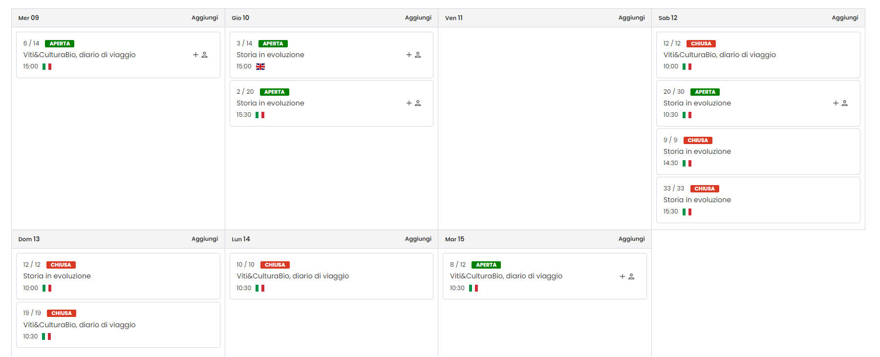 Immagine calendario programmazione visite