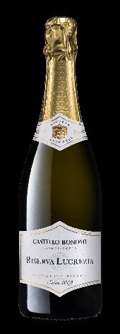 Immagine vino franciacorta brut riserva lucrezia etichetta bianca saten 2009