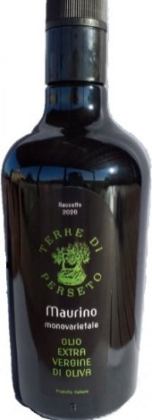 Immagine vino olio extra vergine di oliva monovarietale " maurino" di terre di perseto